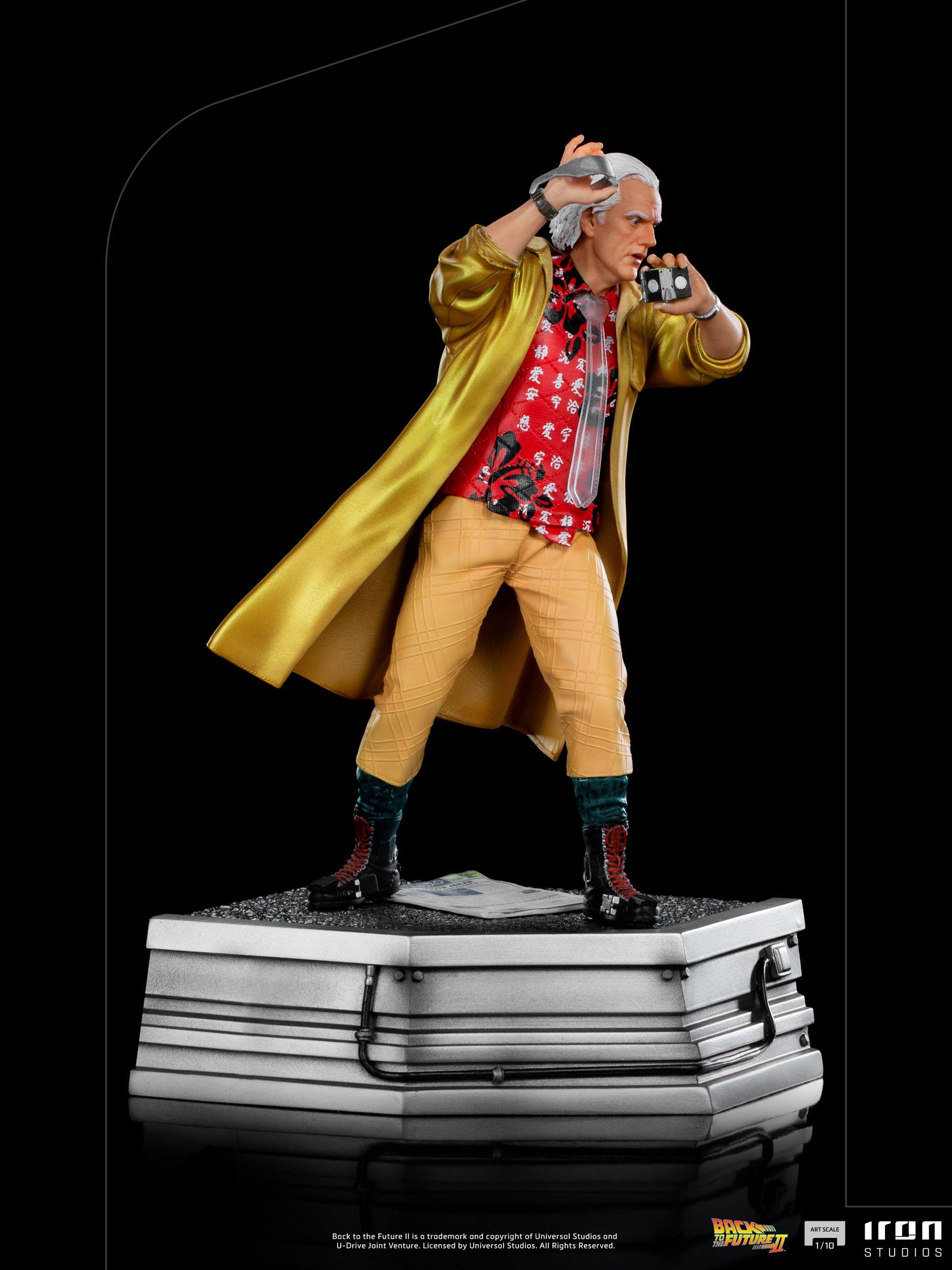 Back to the Future II Art Scale Statue 1/10 Doc Brown 25 cm - Loaded Dice