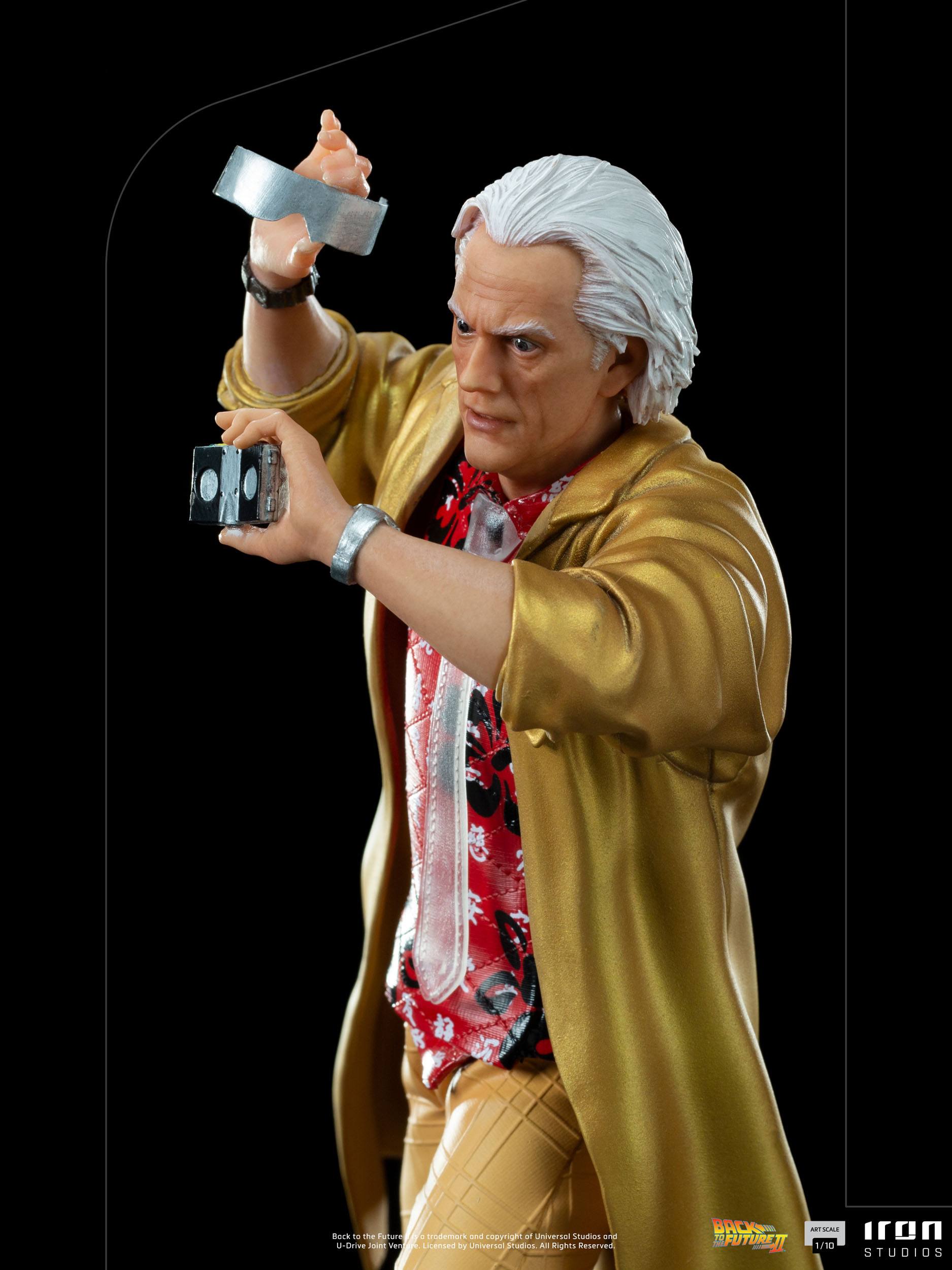 Back to the Future II Art Scale Statue 1/10 Doc Brown 25 cm - Loaded Dice