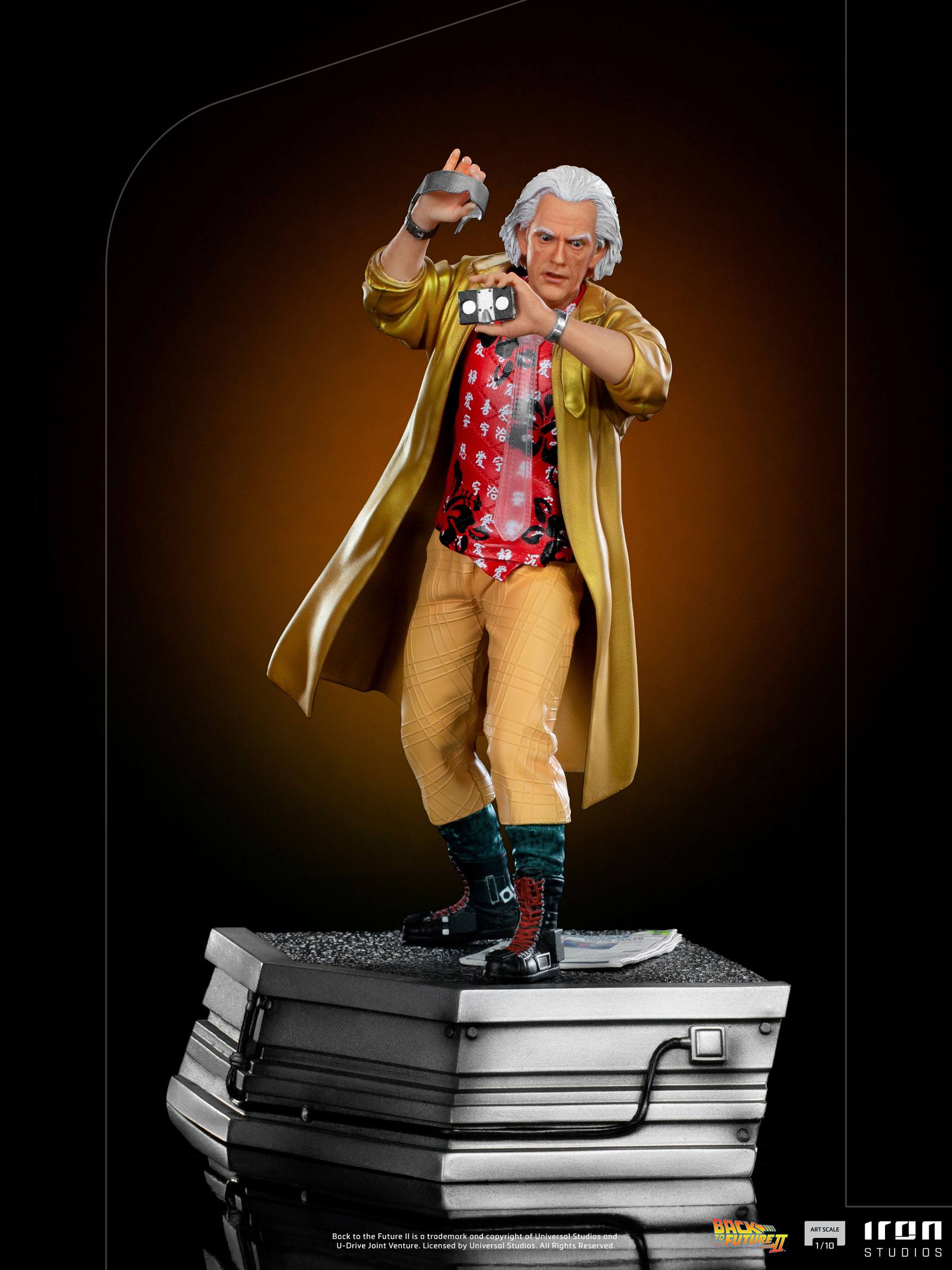 Back to the Future II Art Scale Statue 1/10 Doc Brown 25 cm - Loaded Dice