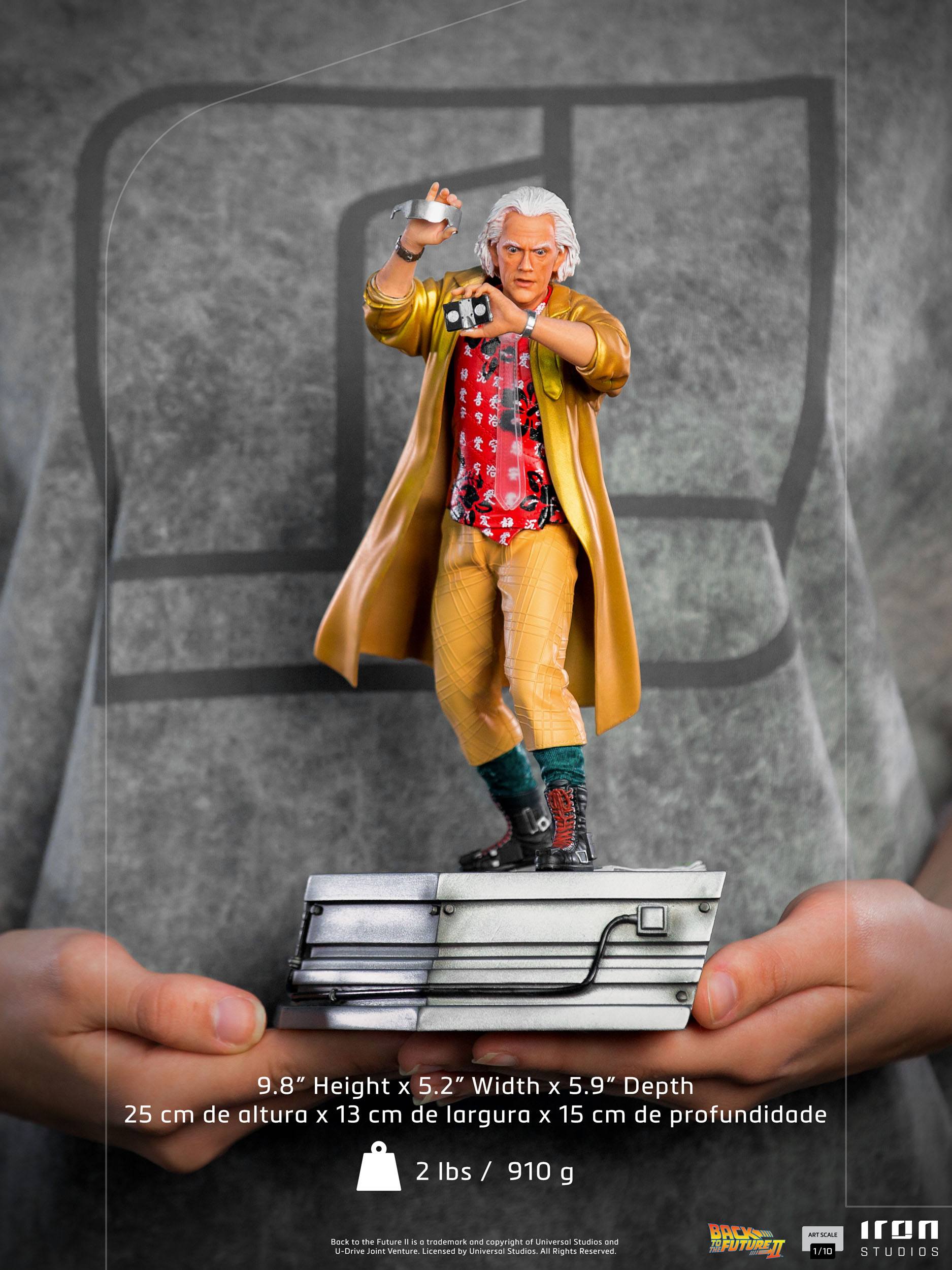 Back to the Future II Art Scale Statue 1/10 Doc Brown 25 cm - Loaded Dice