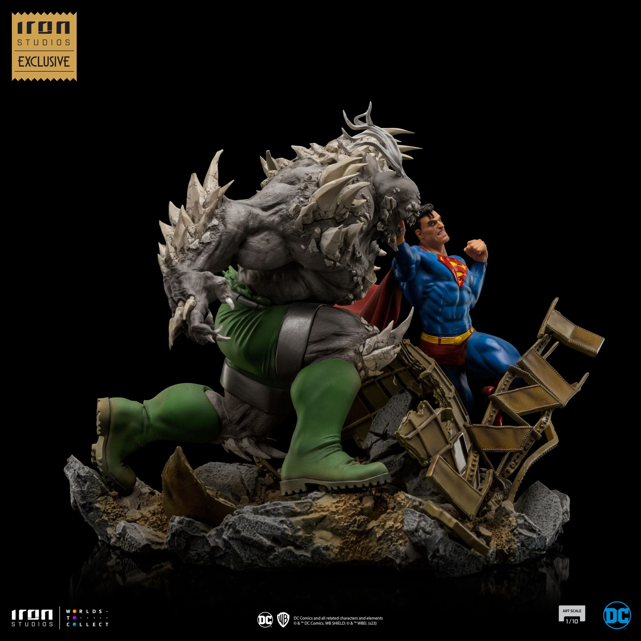Hot Deals DC Comics BDS Art Scale Statue 1/10 Superman vs Doomsday heo EU Exclusive 30 cm - Loaded Dice