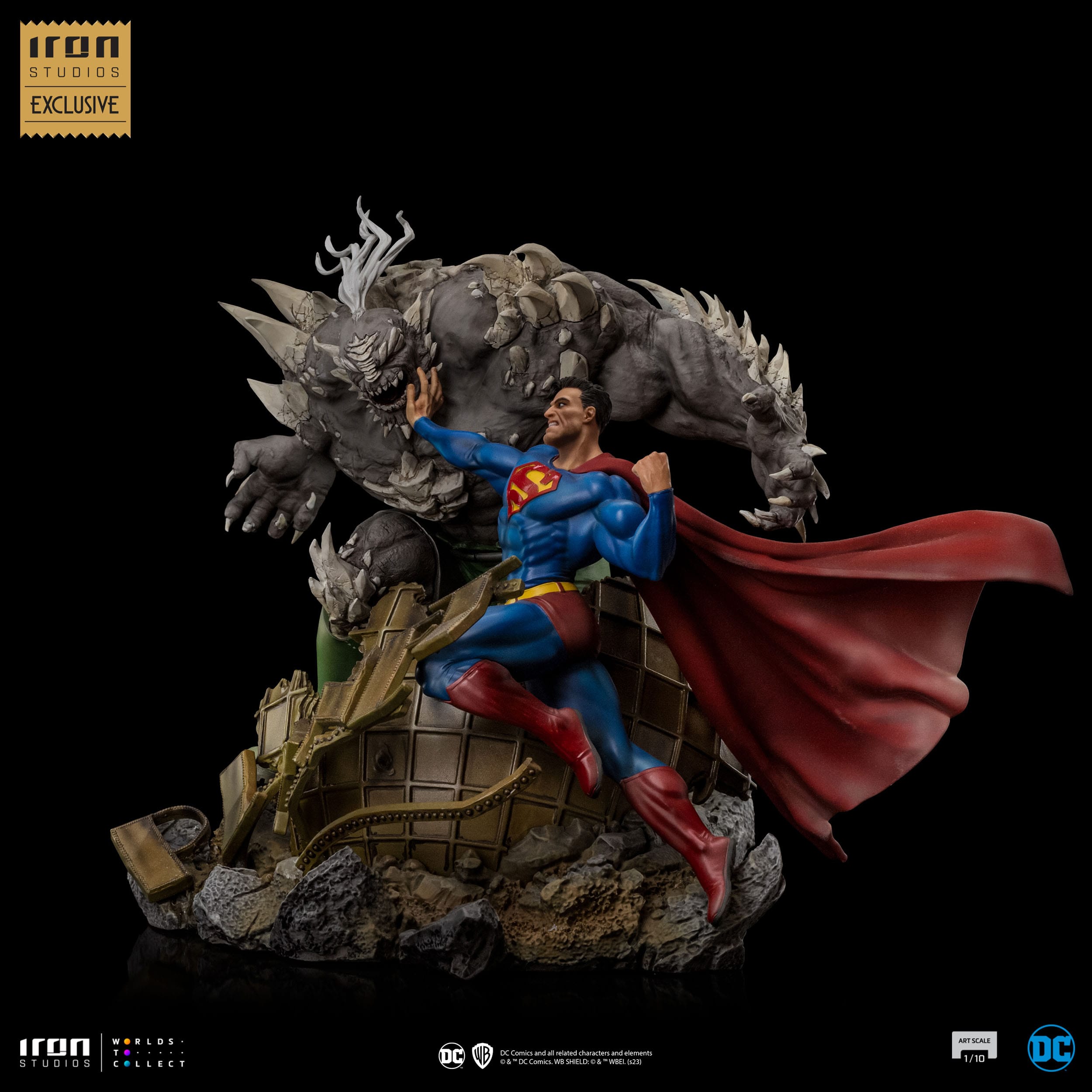 Hot Deals DC Comics BDS Art Scale Statue 1/10 Superman vs Doomsday heo EU Exclusive 30 cm - Loaded Dice