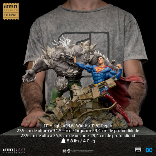 Hot Deals DC Comics BDS Art Scale Statue 1/10 Superman vs Doomsday heo EU Exclusive 30 cm - Loaded Dice