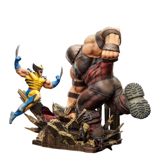 Marvel BDS Art Scale Statue 1/10 Wolverine vs Juggernaut heo EU Exclusive 30 cm ETA 14 Days - Loaded Dice