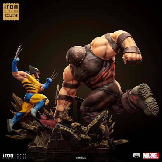 Marvel BDS Art Scale Statue 1/10 Wolverine vs Juggernaut heo EU Exclusive 30 cm ETA 14 Days - Loaded Dice