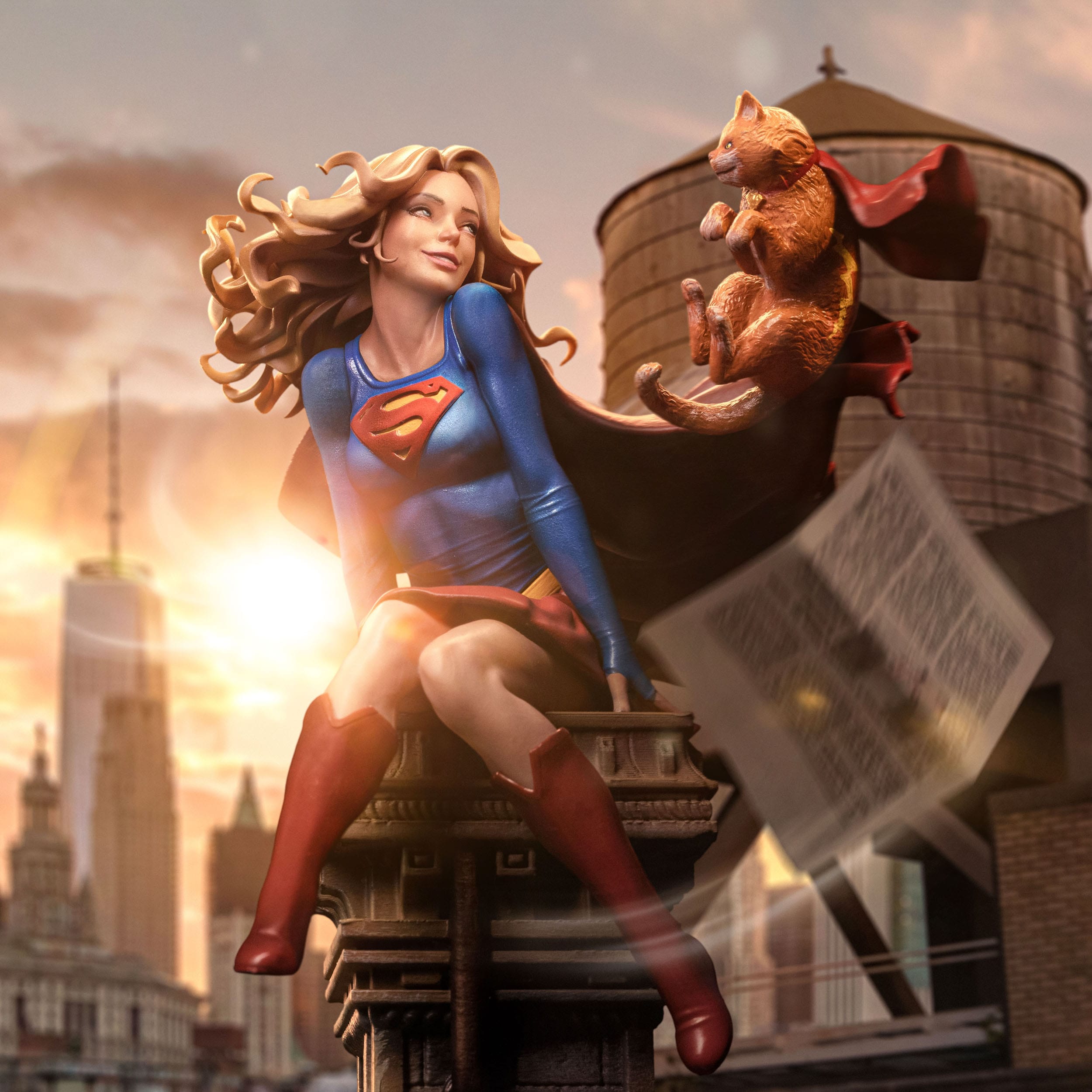 DC Comics Art Scale Statue 1/10 Super Girl Series #8 25 cm - Loaded Dice