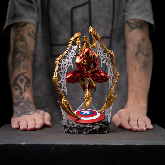 Marvel Art Scale Deluxe Statue 1/10 Spider-man Iron Armor Comics (CCXP Exclusive 2024) 24 cm ETA 14 Days - Loaded Dice