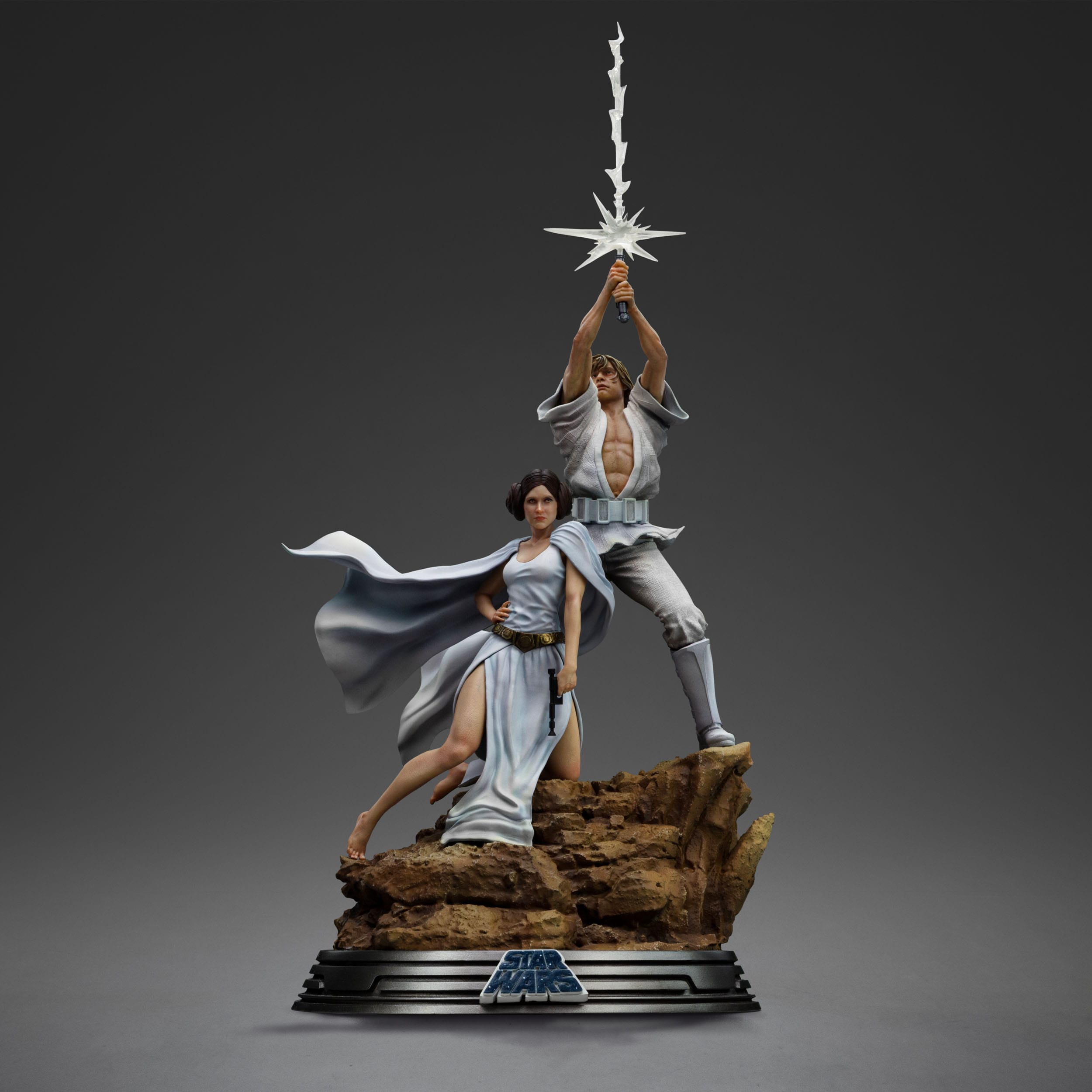 Star Wars Deluxe Art Scale Statue 1/10 Luke and Leia 41 cm - Loaded Dice
