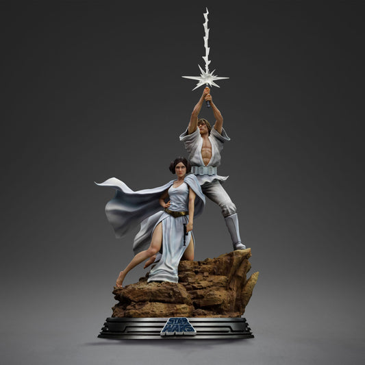 Star Wars Deluxe Art Scale Statue 1/10 Luke and Leia 41 cm - Loaded Dice