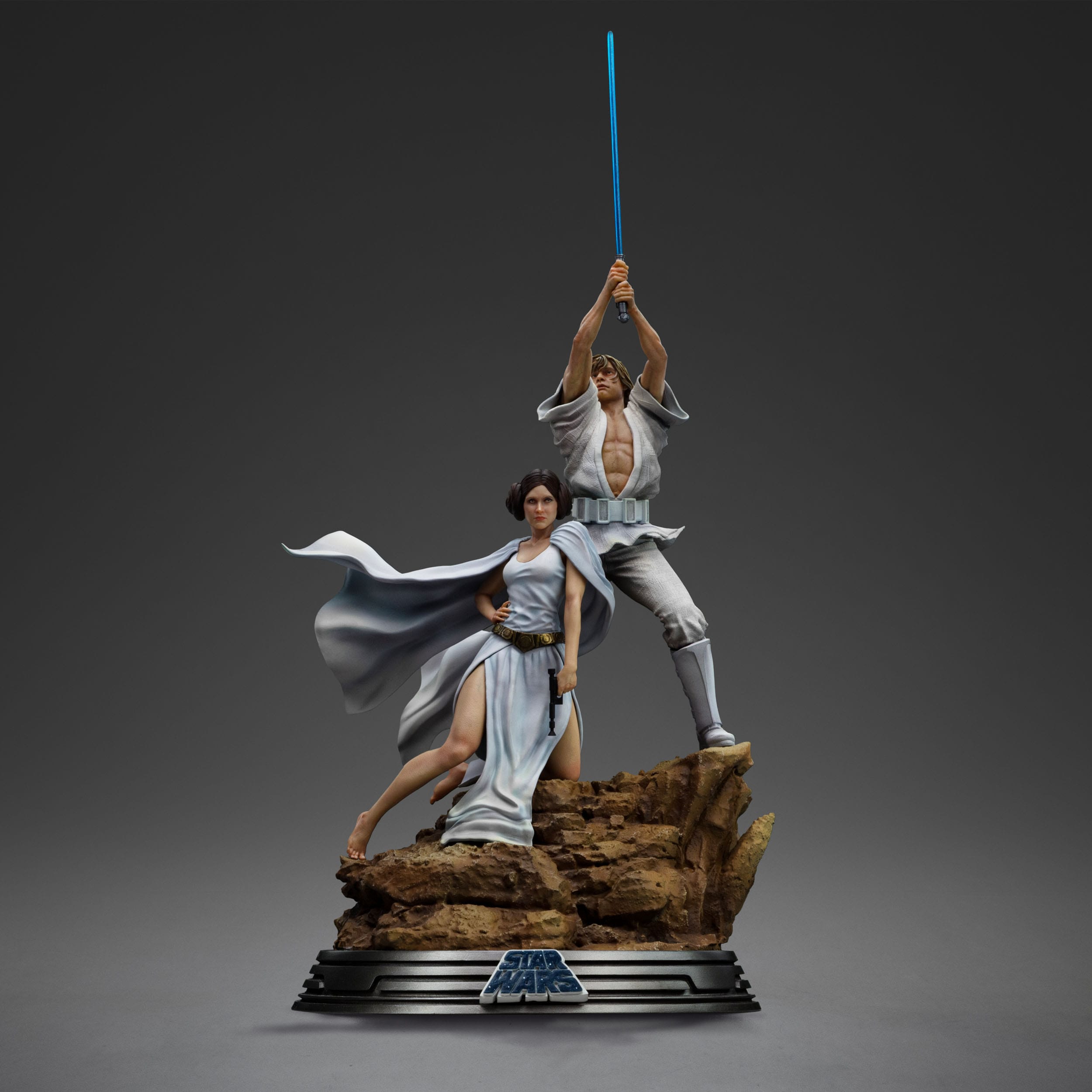 Star Wars Deluxe Art Scale Statue 1/10 Luke and Leia 41 cm - Loaded Dice
