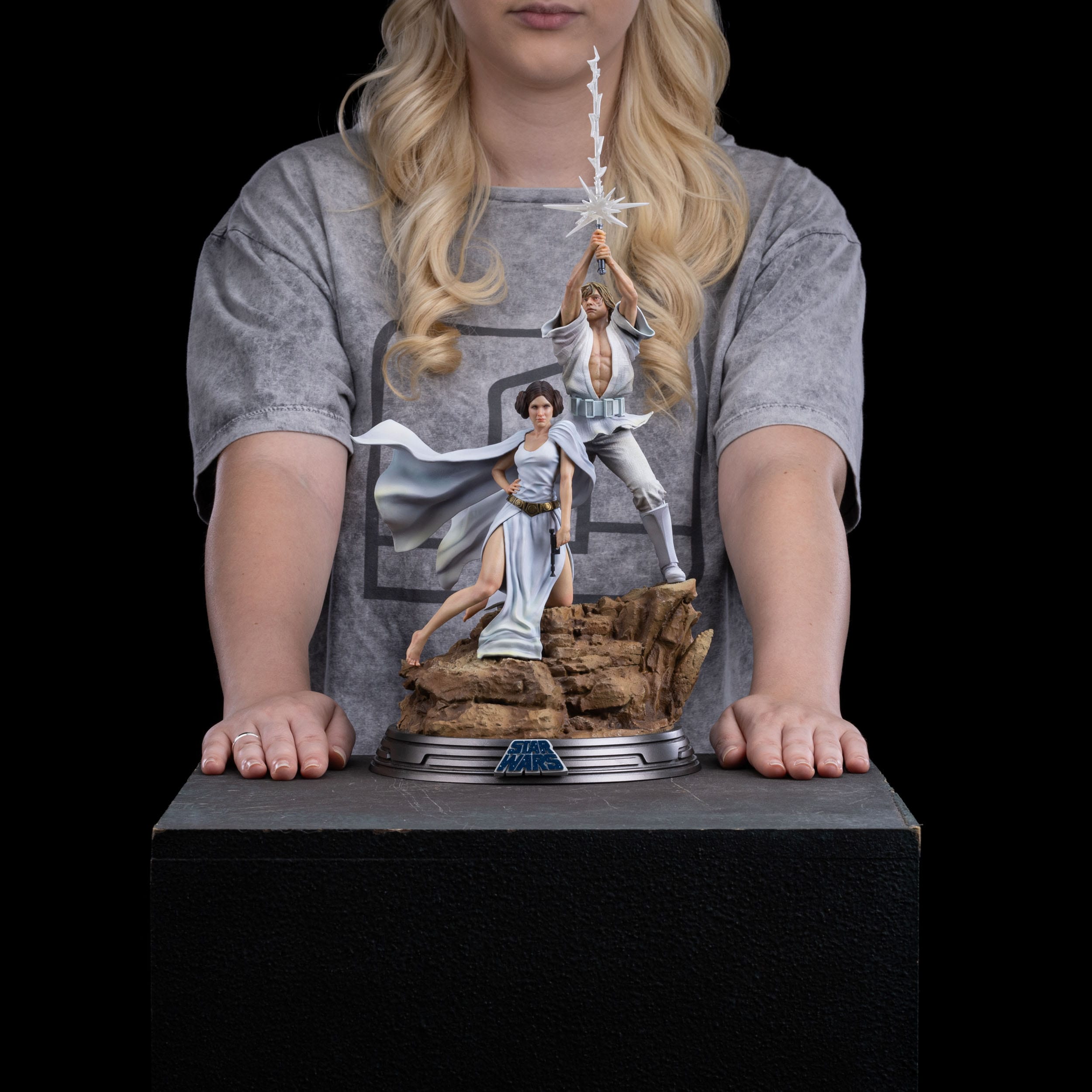 Star Wars Deluxe Art Scale Statue 1/10 Luke and Leia 41 cm - Loaded Dice