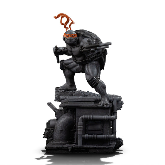 Teenage Mutant Ninja Turtles Art Scale Statue 1/10 Michelangelo Black and White Variant 26 cm heo exclusive - Loaded Dice