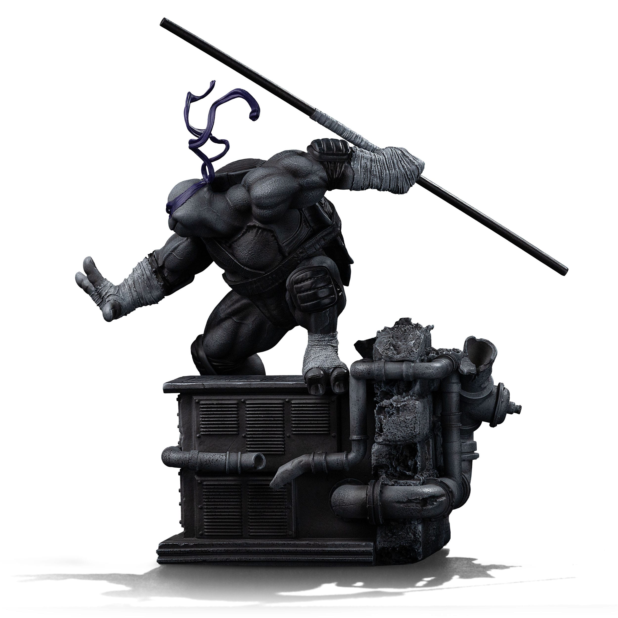 Teenage Mutant Ninja Turtles Art Scale Statue 1/10 Donatello Black and White Variant 26 cm heo exclusive - Loaded Dice