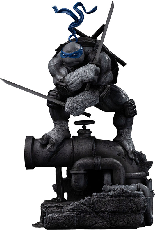Teenage Mutant Ninja Turtles Art Scale Statue 1/10 Leonardo Black and White Variant 26 cm heo exclusive - Loaded Dice