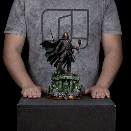 The Lord of the Rings Art Scale Statue 1/10 Aragorn Unleashed 31 cm ETA May 2026 - Loaded Dice