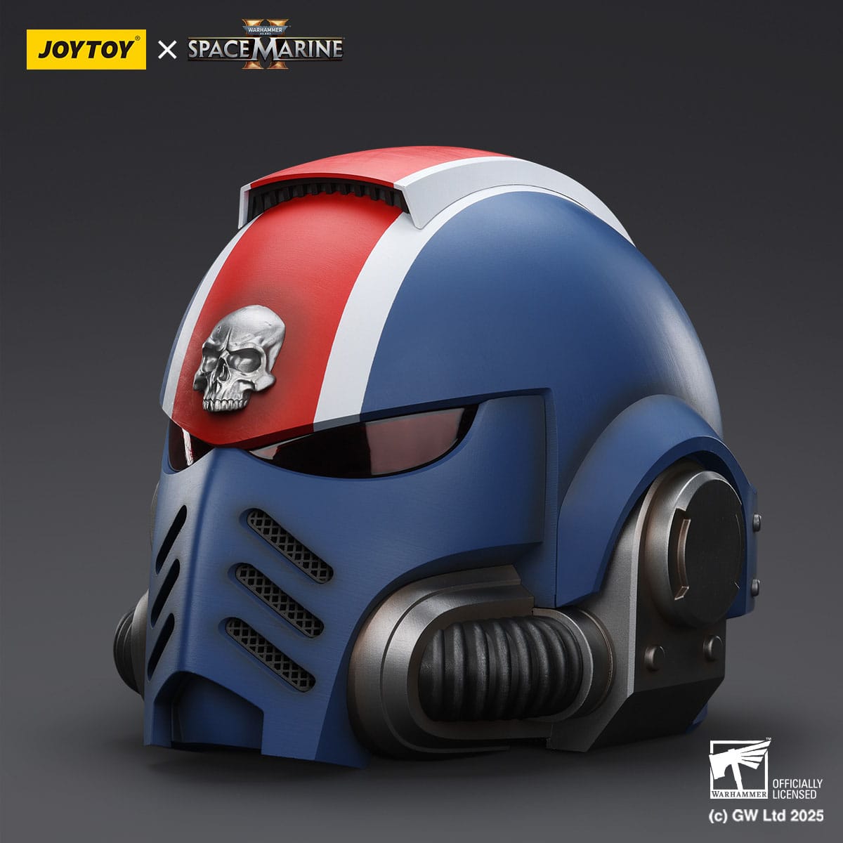 Warhammer 40,000: Space Marine 2 Replica Ultramarines Lieutenant Titus Helmet 1/1 - Loaded Dice
