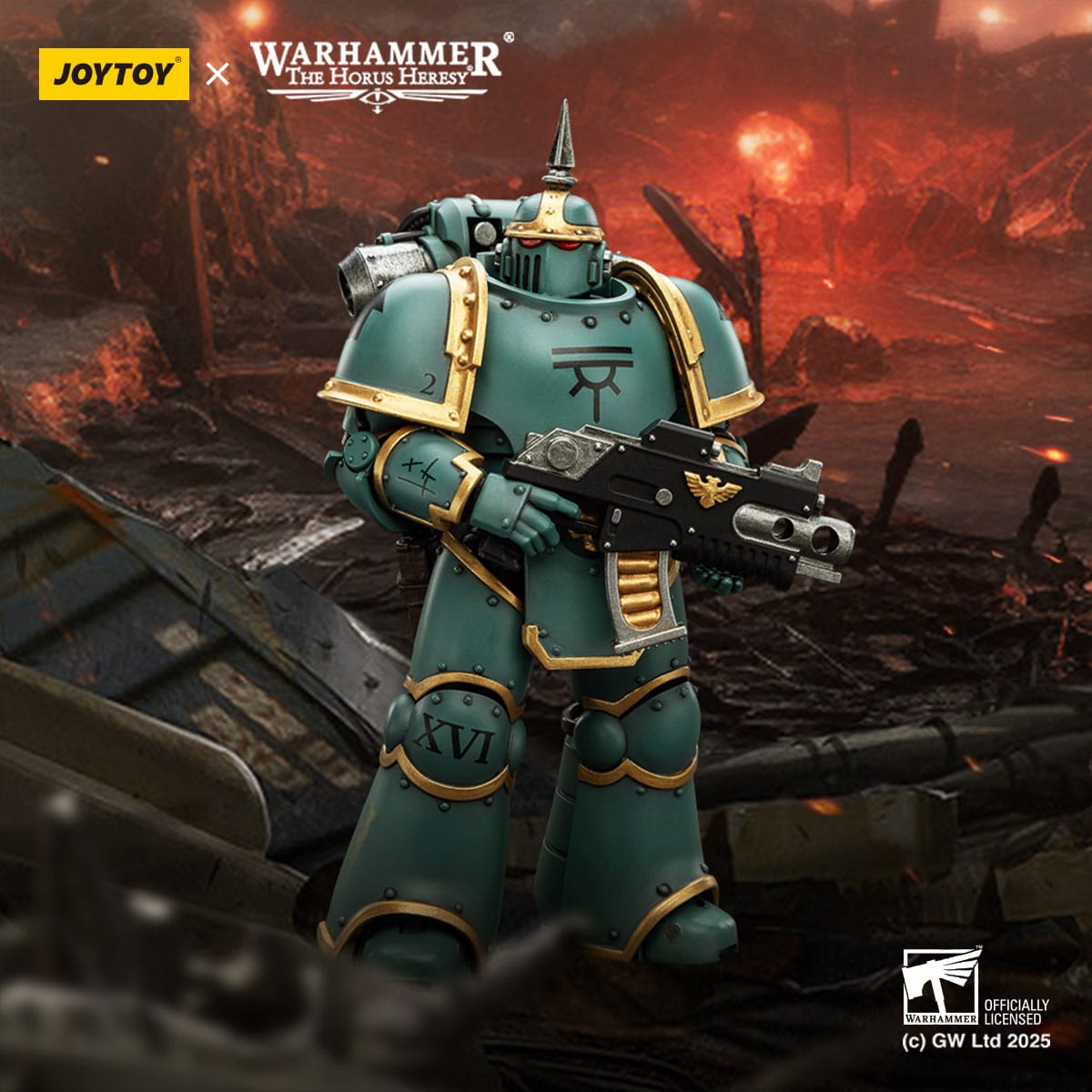 Joy Toy Warhammer The Horus Heresy: Sons of Horus MK lll Tactical Legionary 12cm - Loaded Dice