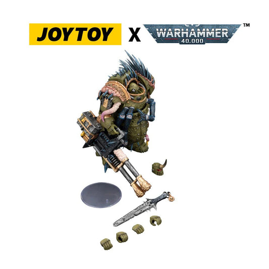 Joy Toy Warhammer 40k: Death Guard Blightlord Terminator 1 with Reaper Autocannon and Bubotic Blades 14cm - Loaded Dice