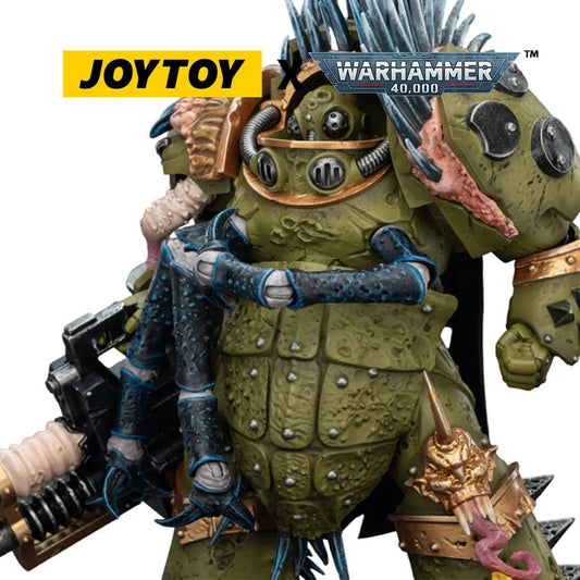 Joy Toy Warhammer 40k: Death Guard Blightlord Terminator 1 with Reaper Autocannon and Bubotic Blades 14cm - Loaded Dice