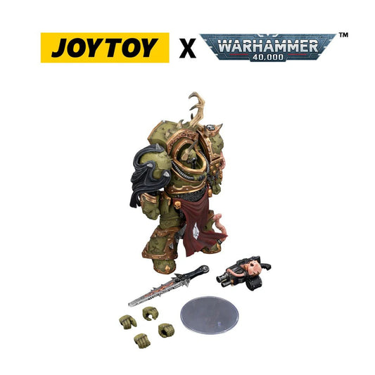 Joy Toy Warhammer 40k: Death Guard Blightlord Terminator 3 with Combi-bolter and Bubotic Blade 14cm - Loaded Dice