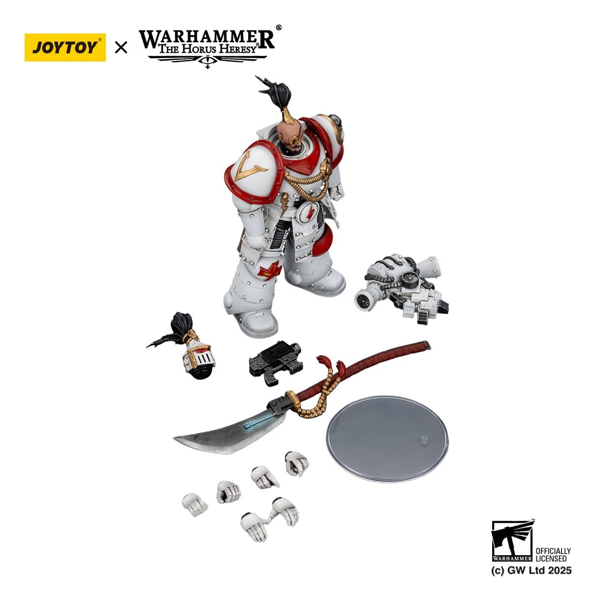 Joy Toy Warhammer The Horus Heresy: White Scars Legion Praetor 12cm - Loaded Dice