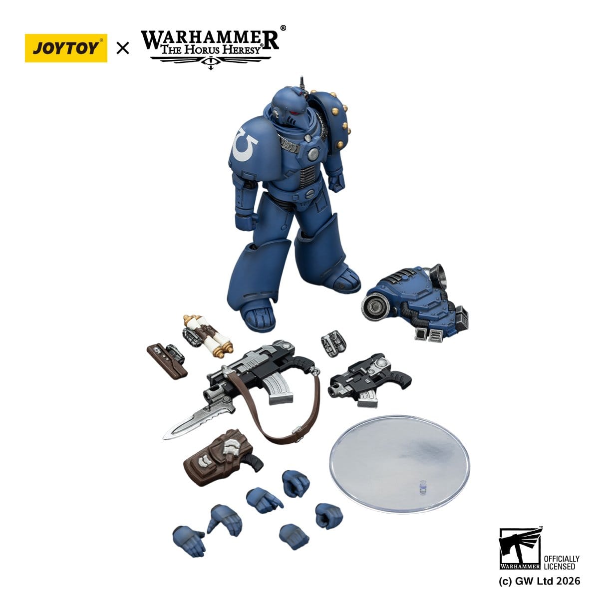Joy Toy Warhammer The Horus Heresy: Ultramarines MKVI Tactical Legionary 12cm - Loaded Dice