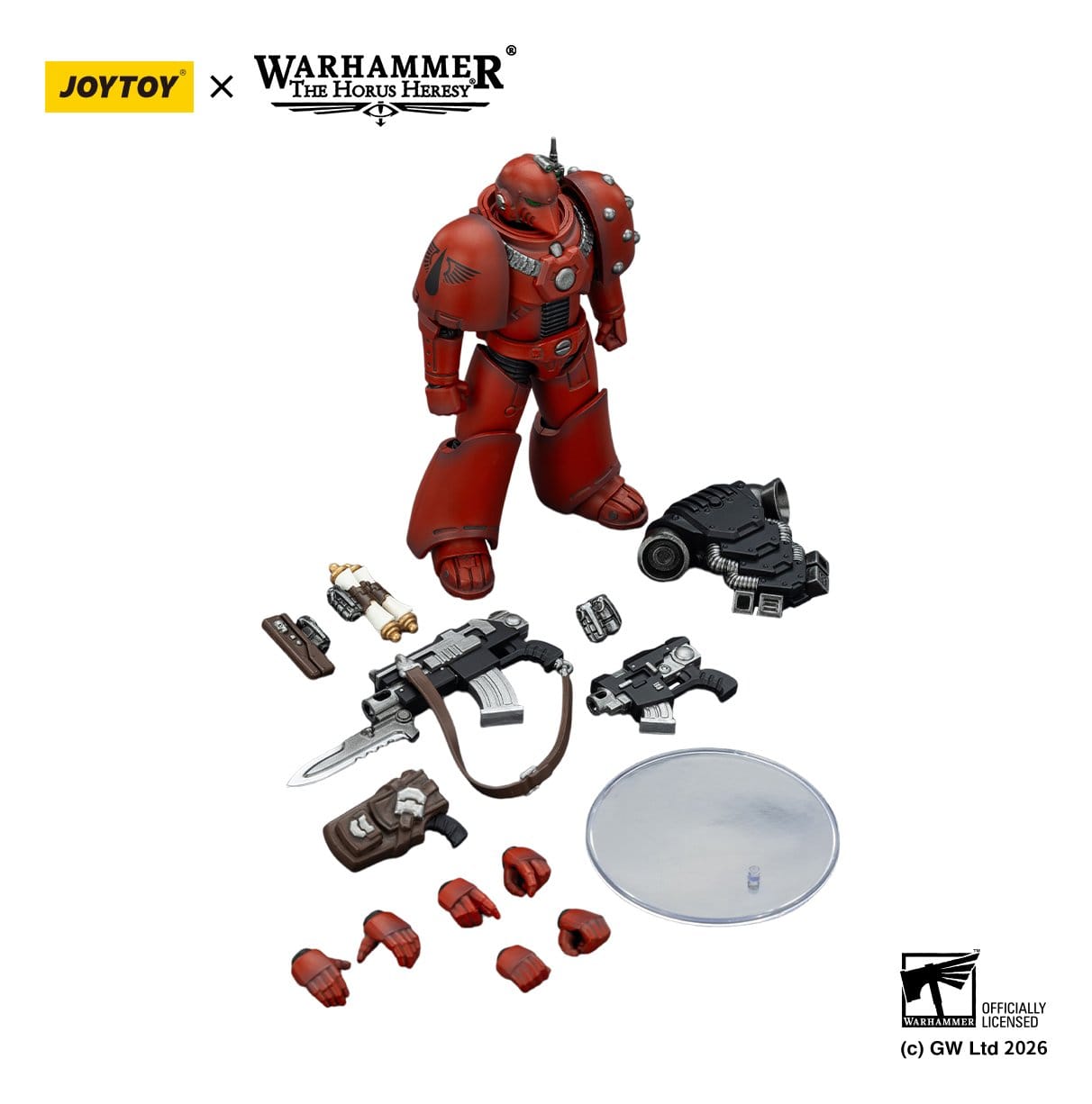 Joy Toy Warhammer The Horus Heresy: Blood Angels MKVI Tactical Legionary 12cm - Loaded Dice