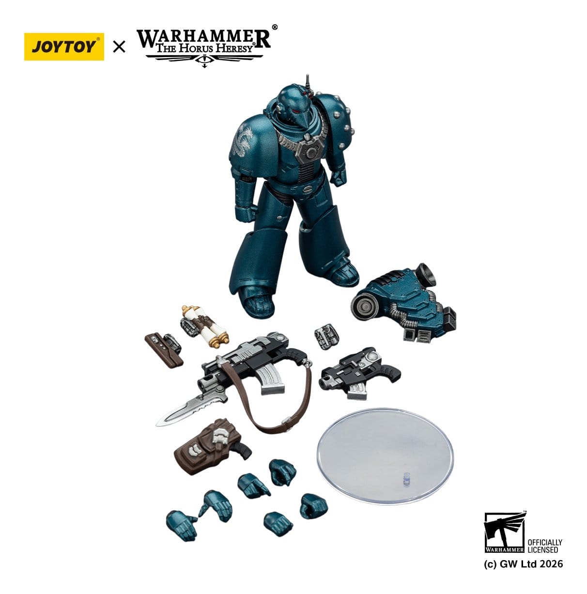 Joy Toy Warhammer The Horus Heresy: Alpha Legion MKVI Tactical Legionary 12cm - Loaded Dice