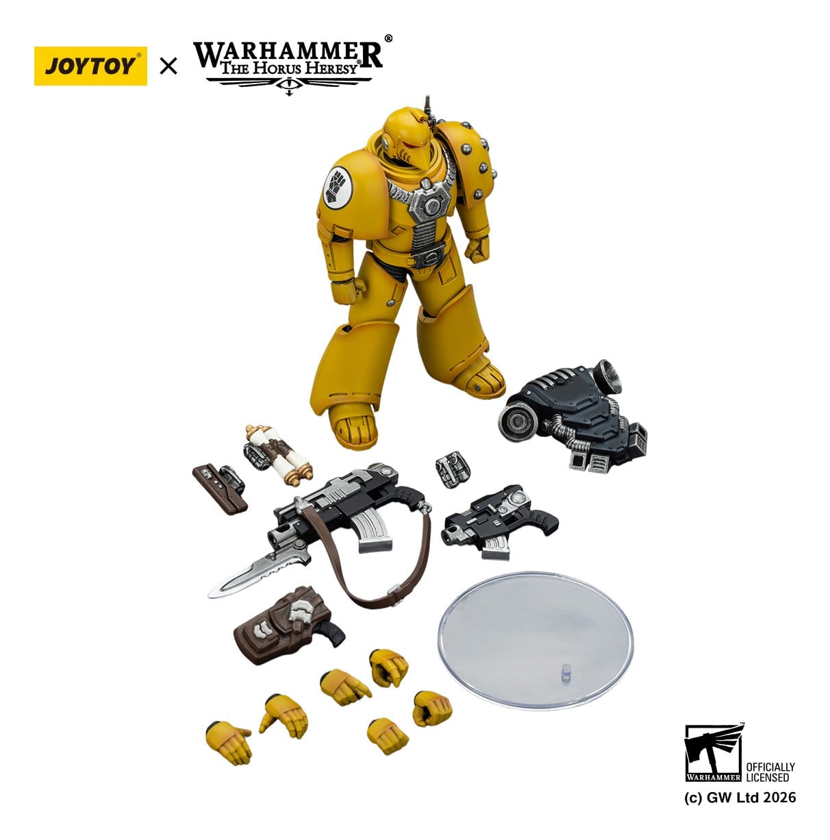 Joy Toy Warhammer The Horus Heresy: Imperial Fist MKVI Tactical Legionary 12cm - Loaded Dice