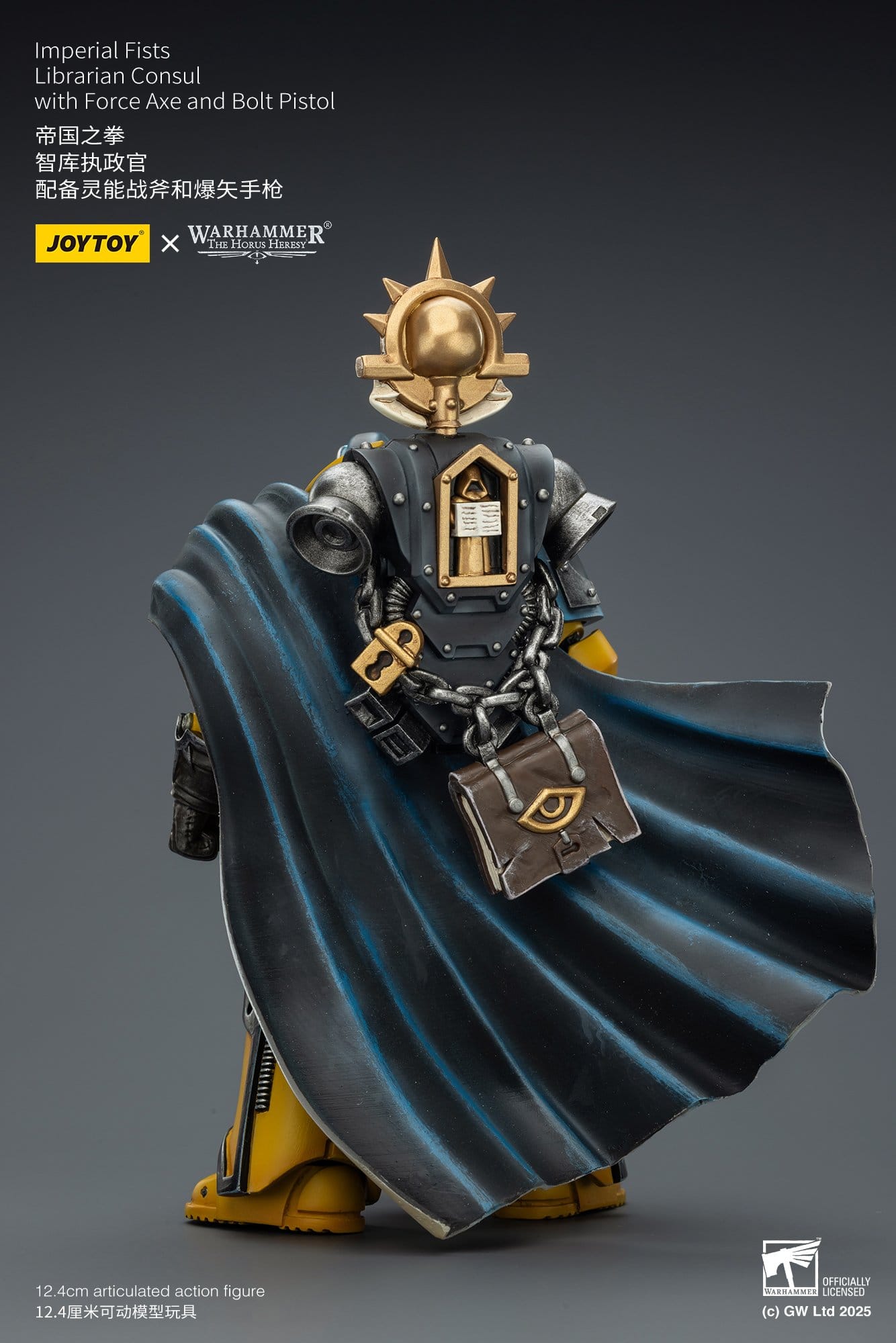 Joy Toy Warhammer The Horus Heresy: Imperial Fists Action Figure Librarian Consulwith Force Axe and Bolt Pistol 12cm - Loaded Dice