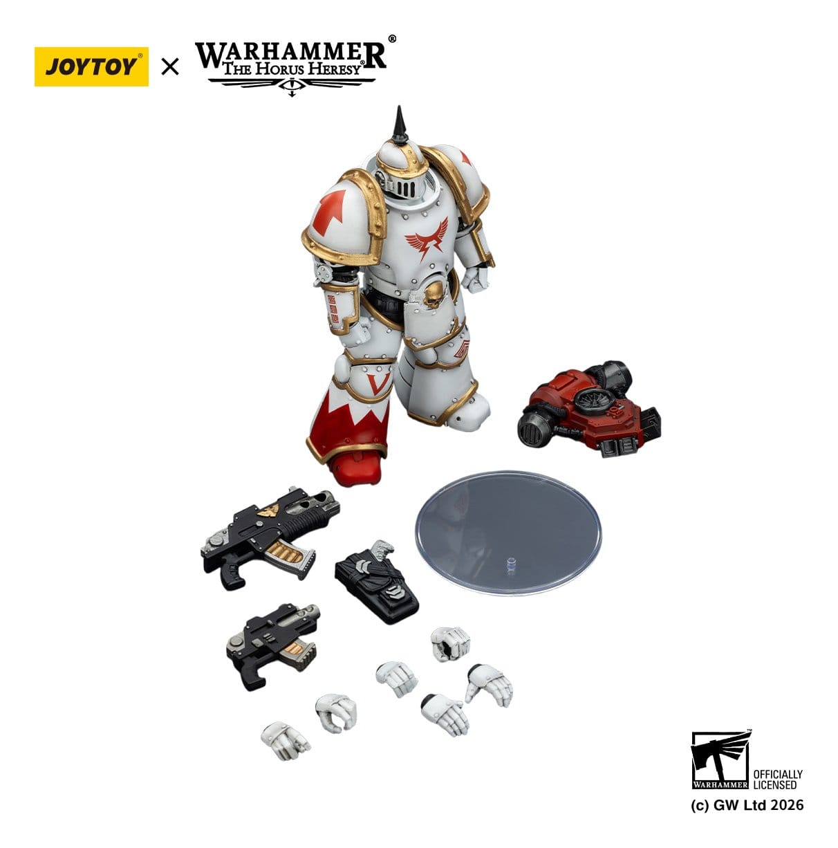 Joy Toy Warhammer The Horus Heresy: White Scars MKIll Tactical Legionary 12cm - Loaded Dice
