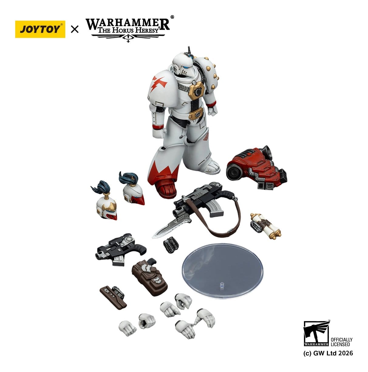 Joy Toy Warhammer The Horus Heresy: White Scars MKVI Tactical Legionary 12cm - Loaded Dice