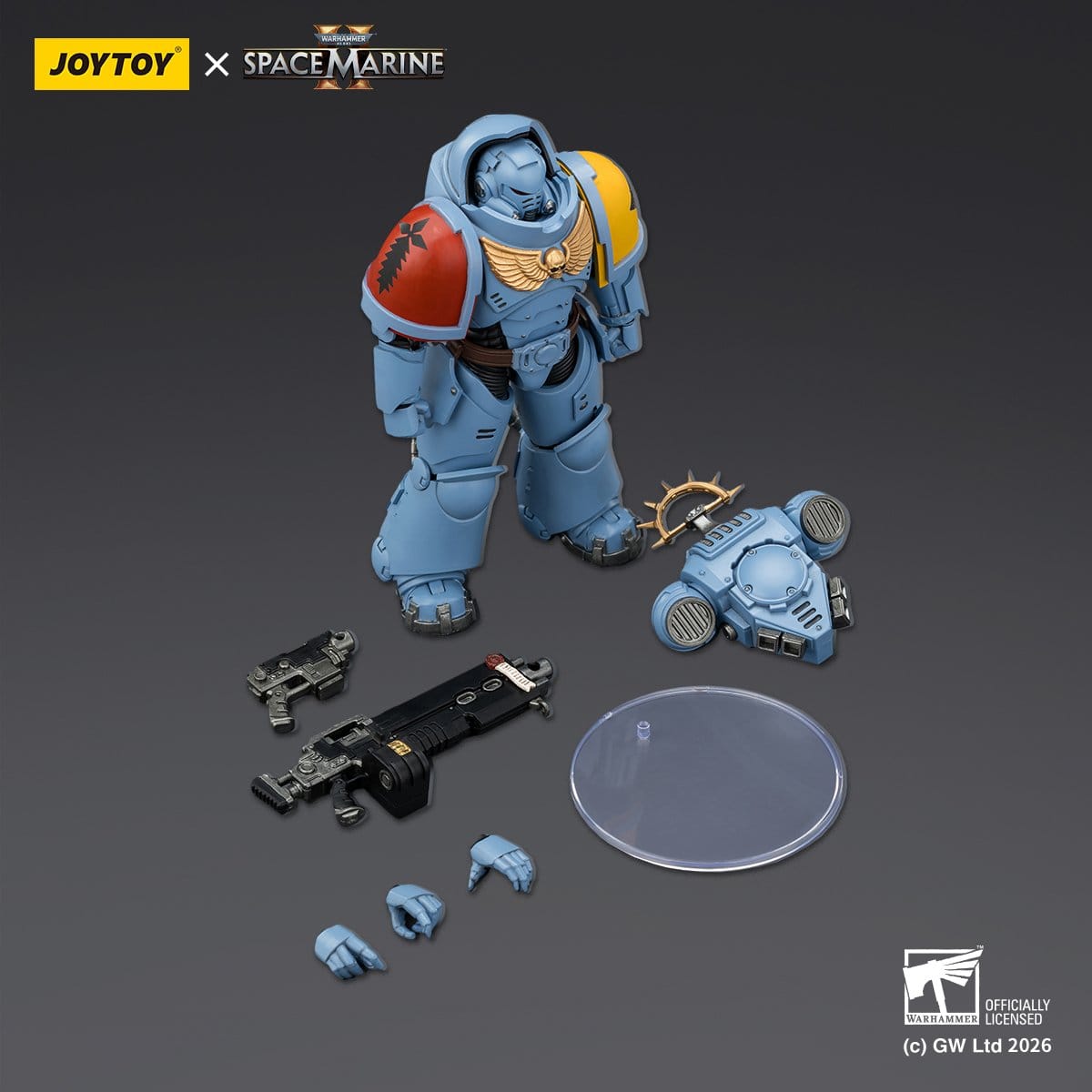 Joy Toy Warhammer 40k: Space Wolves Heavy Intercessor 13cm - Loaded Dice