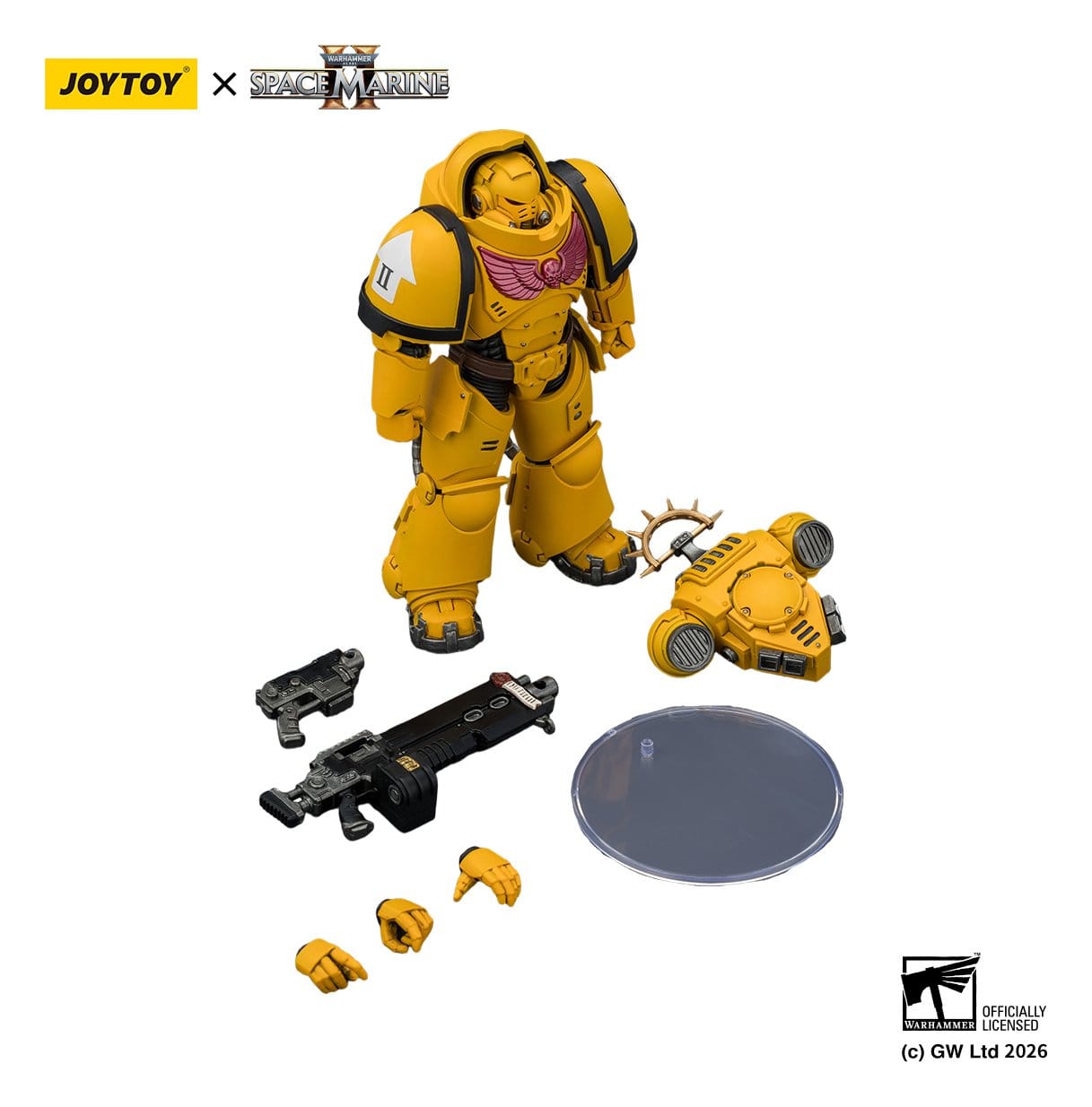Joy Toy Warhammer 40k: Imperial Fists Heavy Intercessor 13cm - Loaded Dice