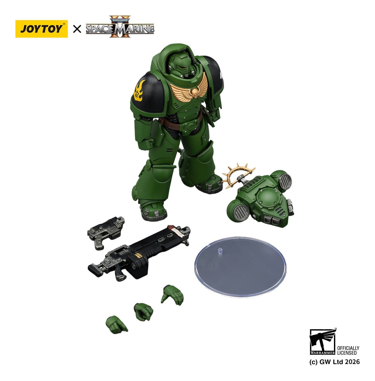 Joy Toy Warhammer 40k: Salamanders Heavy Intercessor 13cm - Loaded Dice
