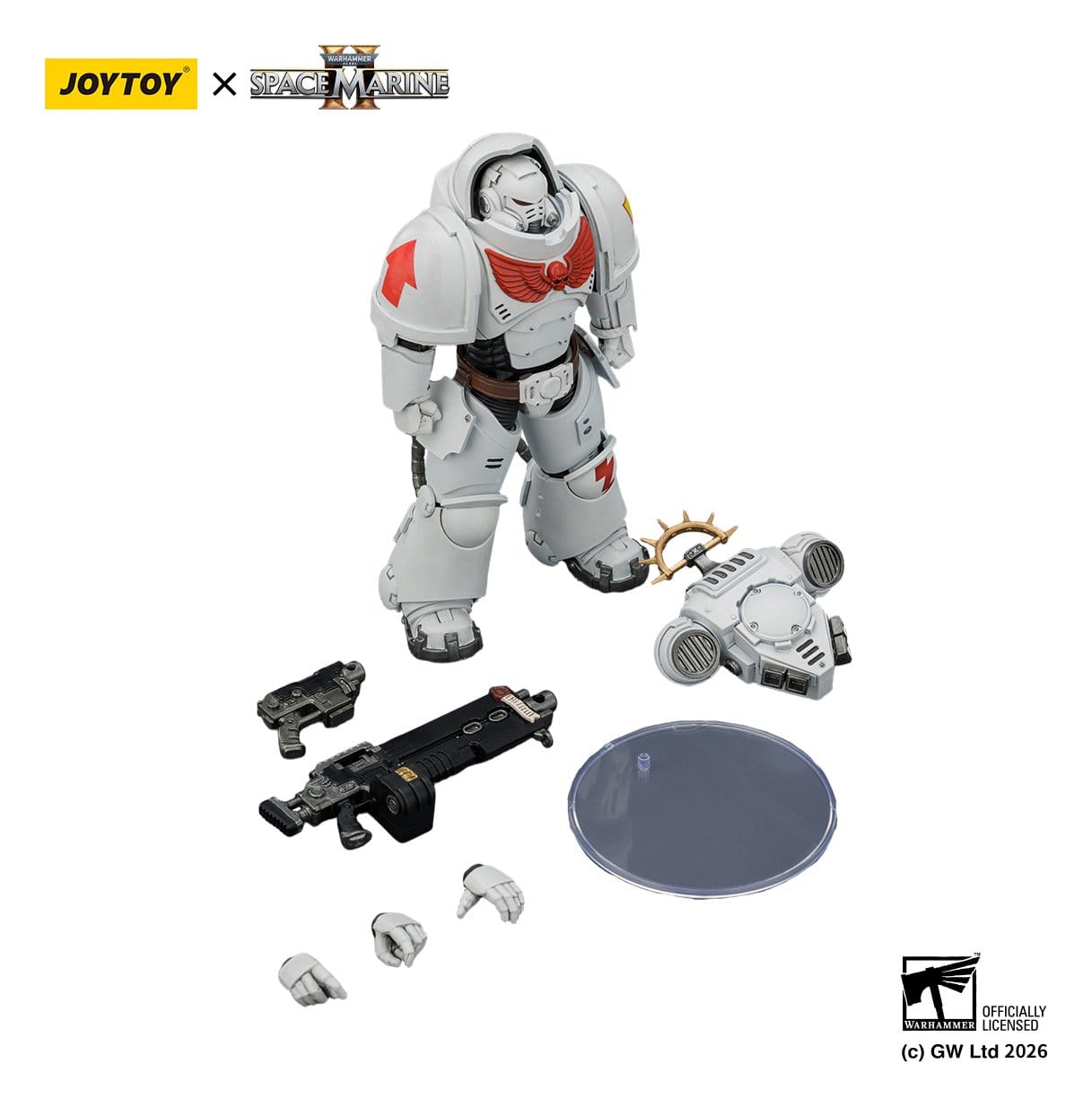 Joy Toy Warhammer 40k: White Scars Heavy Intercessor 13cm - Loaded Dice
