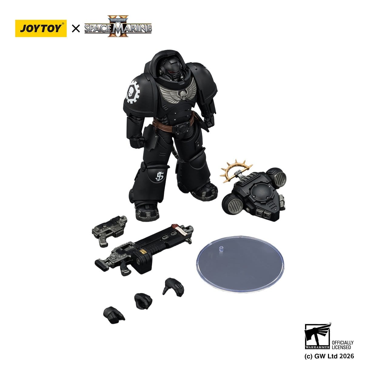 Joy Toy Warhammer 40k: Iron Hands Heavy Intercessor 13cm - Loaded Dice