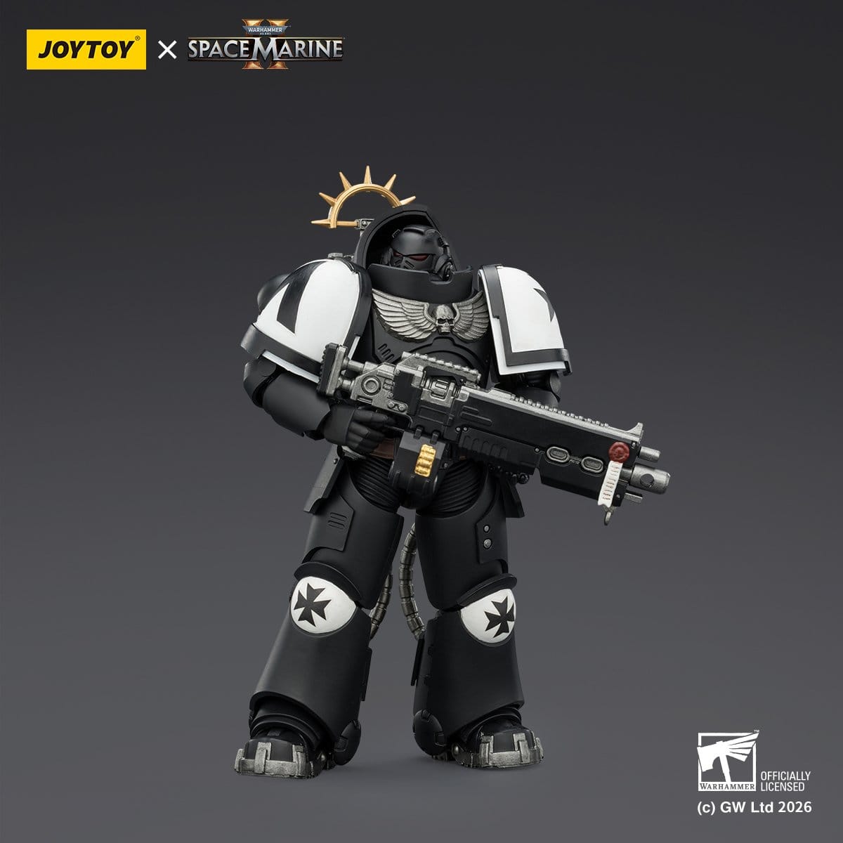 Joy Toy Warhammer 40k: Black Templars Heavy Intercessor 13cm - Loaded Dice