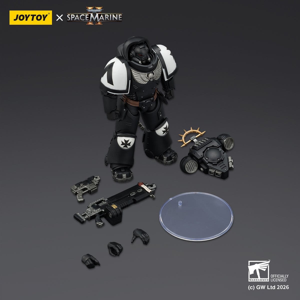 Joy Toy Warhammer 40k: Black Templars Heavy Intercessor 13cm - Loaded Dice