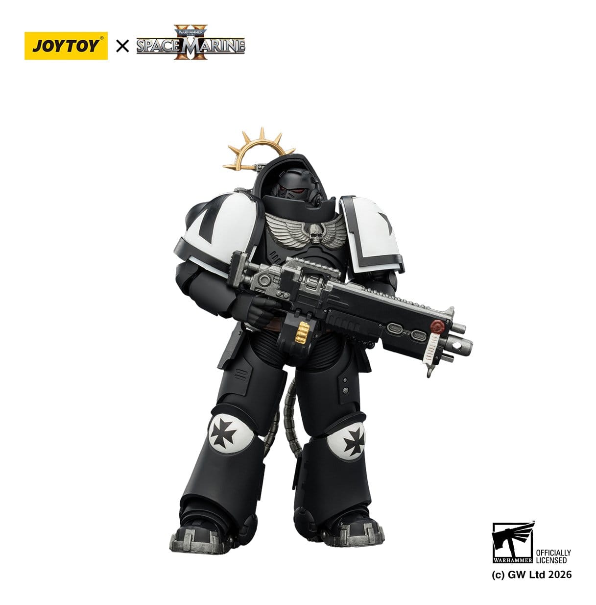 Joy Toy Warhammer 40k: Black Templars Heavy Intercessor 13cm - Loaded Dice