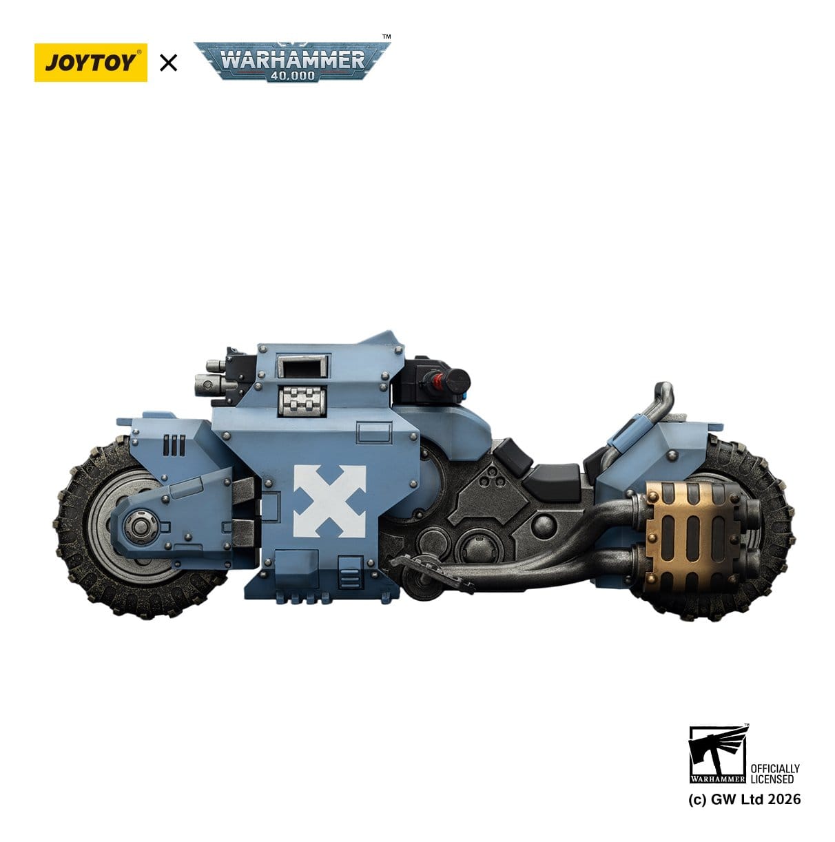 Warhammer 40,000 Raider-pattern Combat Bike Space Wolves with twin-linked bolt rifles 22 cm ETA Sep 2026 - Loaded Dice