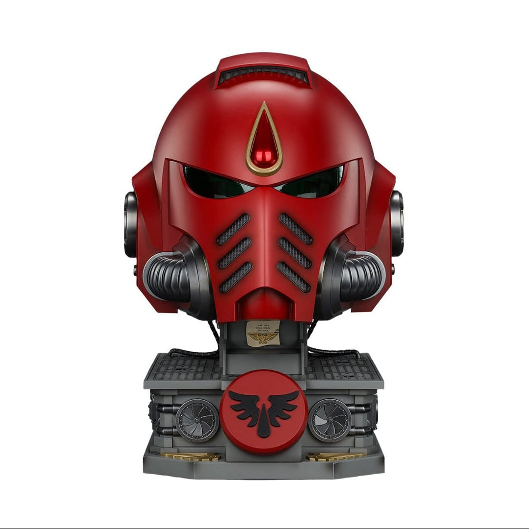 Warhammer 40k Replica Blood Angels MkX Helmet with Display Stand 44cm ETA May 2027