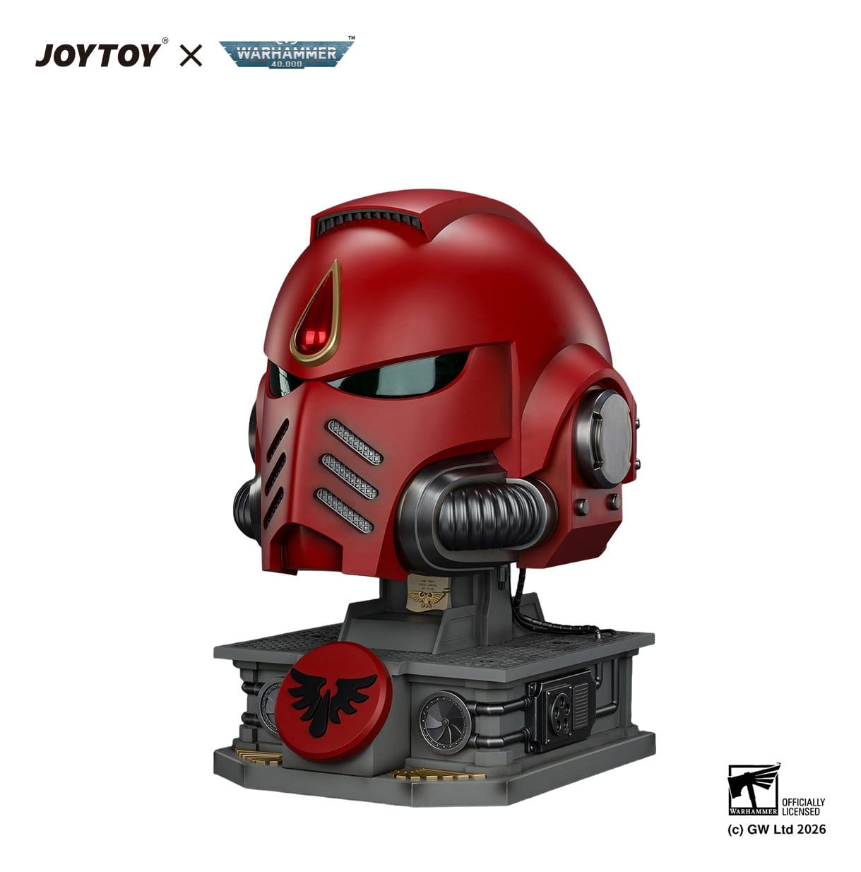 Warhammer 40k Replica Blood Angels MkX Helmet with Display Stand 44cm ETA May 2027