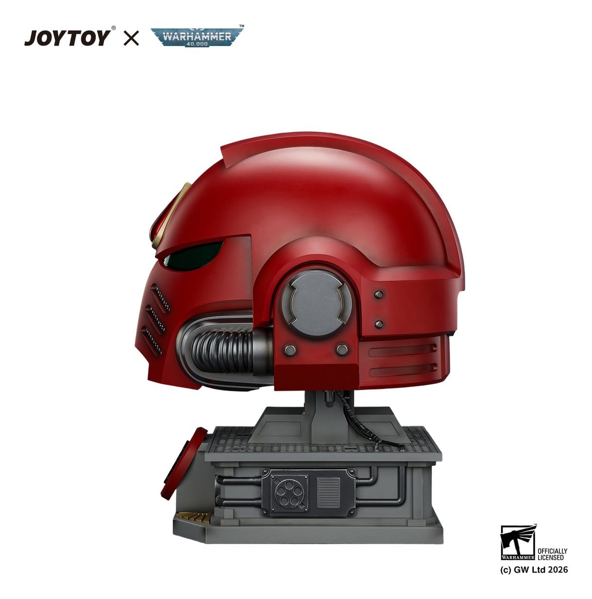 Warhammer 40k Replica Blood Angels MkX Helmet with Display Stand 44cm ETA May 2027