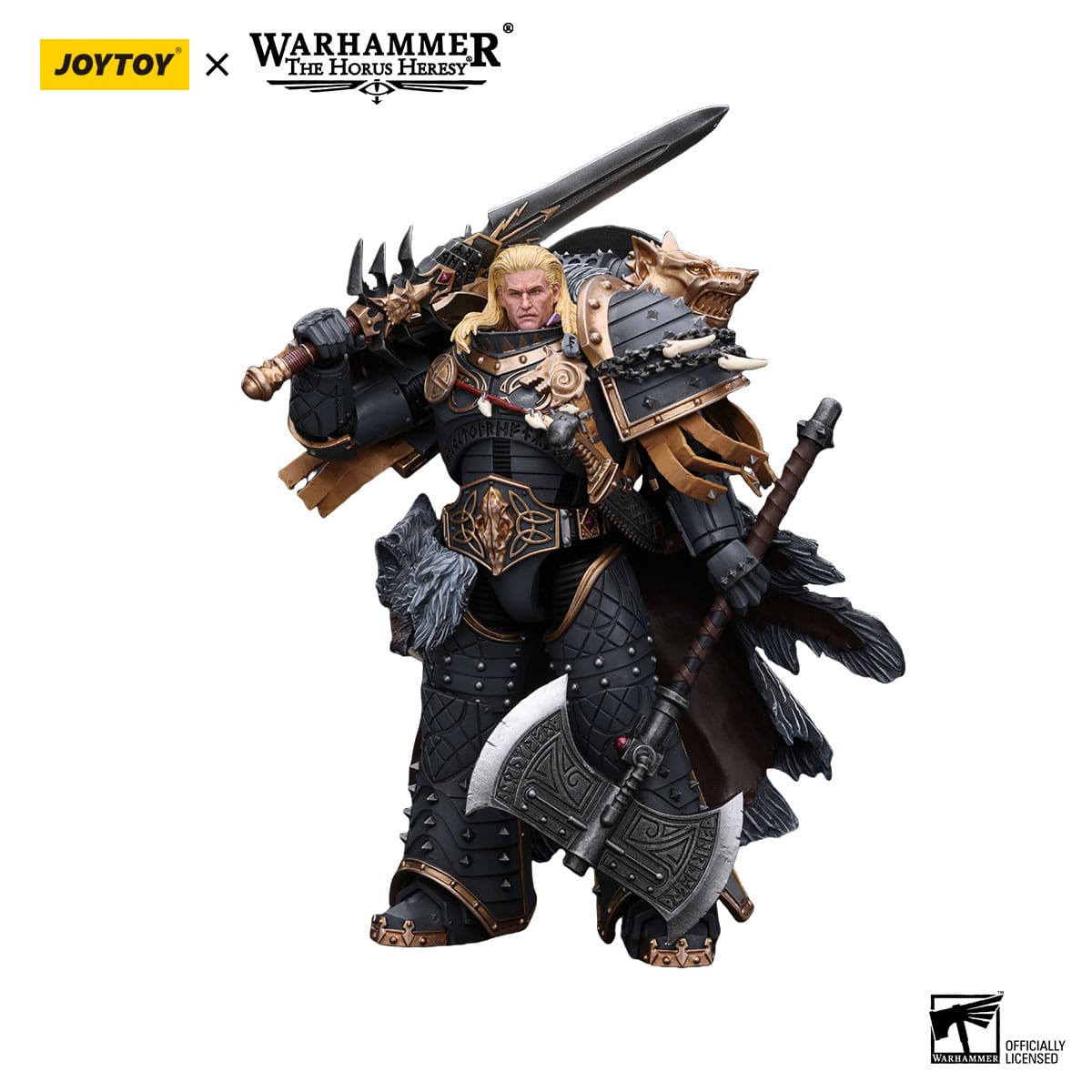 Joy Toy Space Wolves Leman Russ Primarch 12cm - Loaded Dice