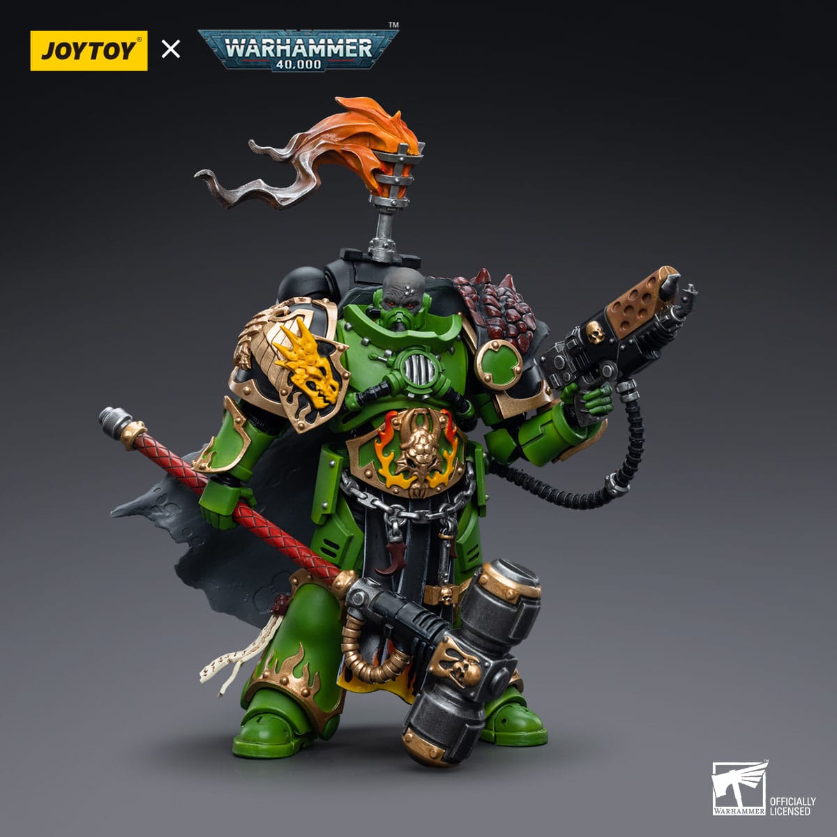 Joy Toy Salamanders Captain Adrax Agatone 12cm - Loaded Dice