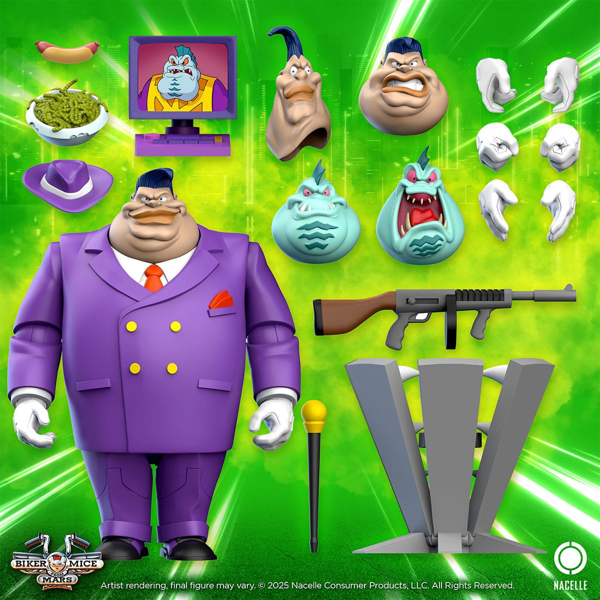 Biker Mice From Mars Action Figure Limburger 23cm - Loaded Dice