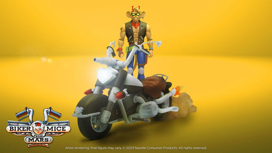 Biker Mice From Mars Vehicle Throttle's Martian Monster Bike 23cm - Loaded Dice