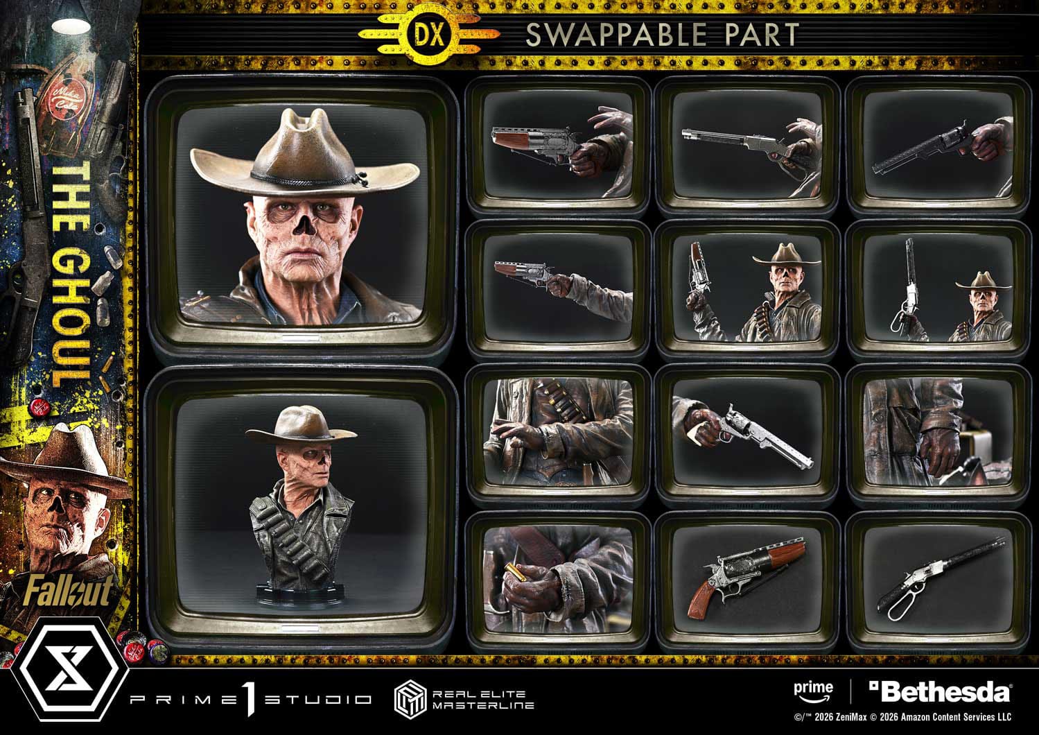 Fallout (TV Series) Real Elite Masterline Series Statue 1/4 The Ghoul Deluxe Version 64cm