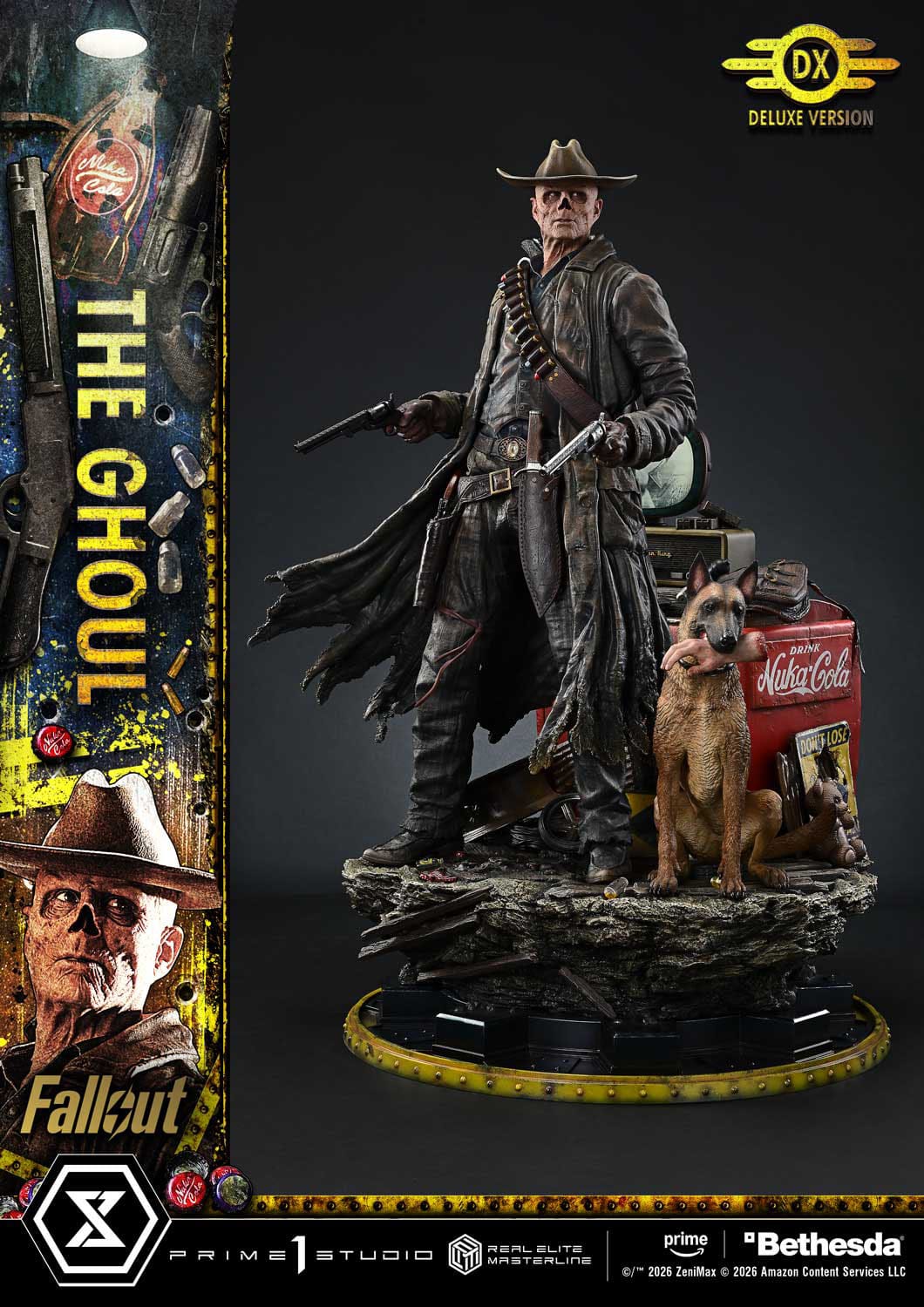 Fallout (TV Series) Real Elite Masterline Series Statue 1/4 The Ghoul Deluxe Version 64cm